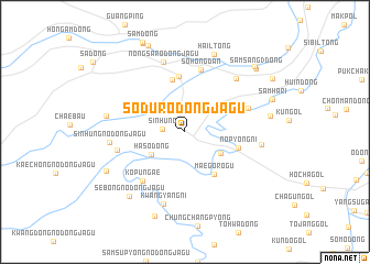 map of Sŏdu-rodongjagu