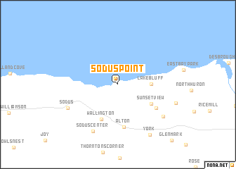 map of Sodus Point