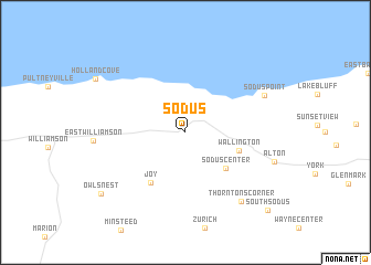 map of Sodus