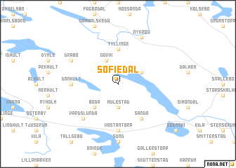 map of Sofiedal