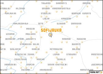 map of Sofijauka