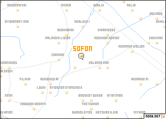 map of Sofón