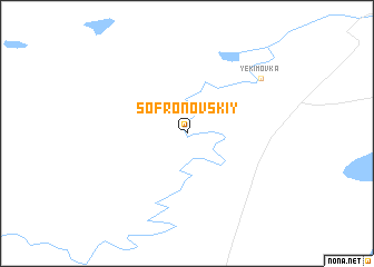 map of Sofronovskiy