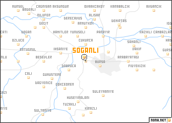 map of Soğanlı
