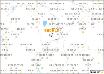 map of Sögeln
