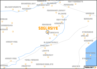 map of Soglasiye