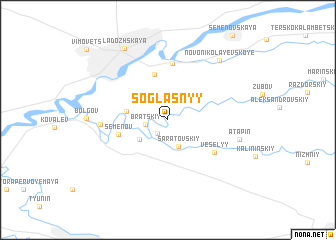 map of Soglasnyy