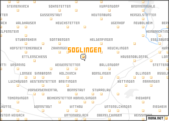 map of Söglingen