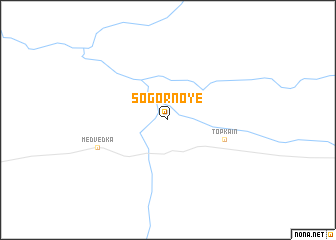 map of Sogornoye