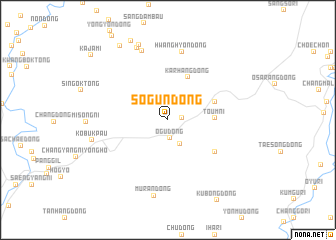 map of Sŏgŭn-dong