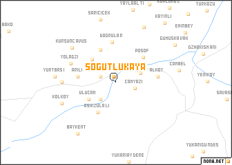 map of Söğütlükaya