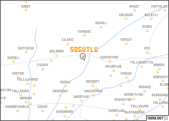 map of Söğütlü