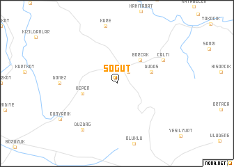 map of Söğüt