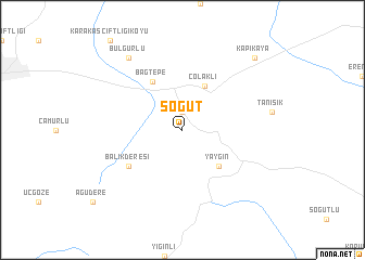 map of Söğüt