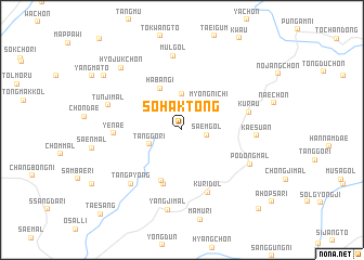 map of Sohak-tong