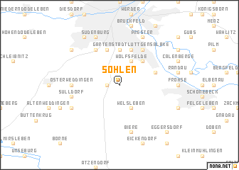 map of Sohlen