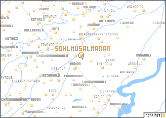 map of Sohl Musalmānān