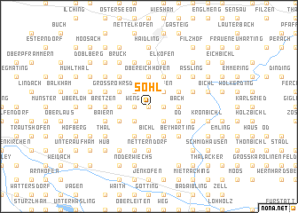 map of Söhl