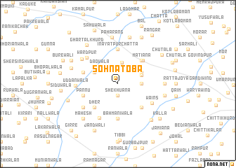 map of Sohna Toba