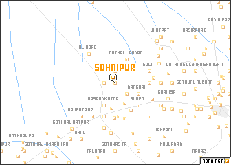 map of Sohnipur