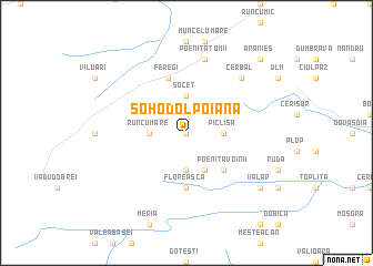 map of Sohodol-Poiana
