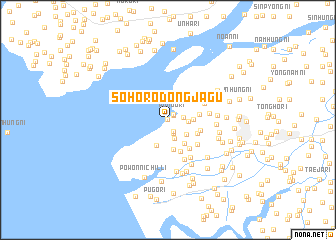 map of Sŏho-rodongjagu