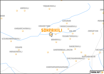 map of Sohrai Kili