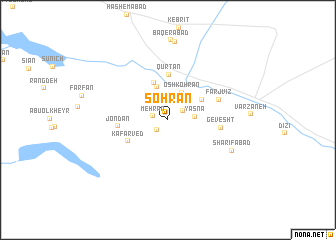 map of Sohrān