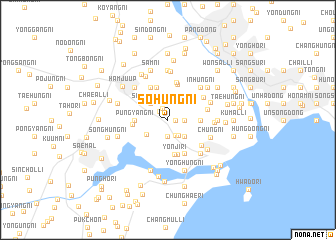 map of Sŏhŭng-ni