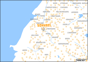 map of Sŏhwa-ri