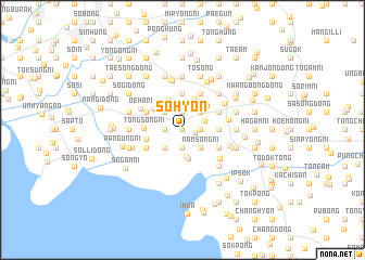 map of Sŏhyŏn