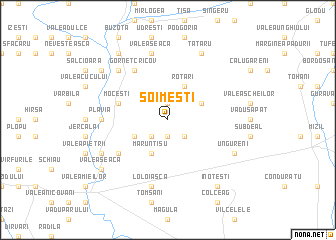 map of Şoimeşti