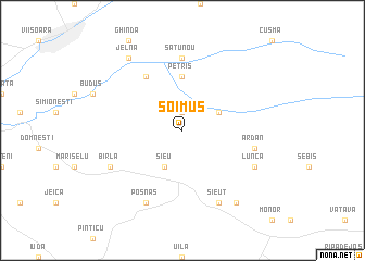 map of Şoimuş