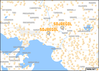 map of Sŏjae-gol