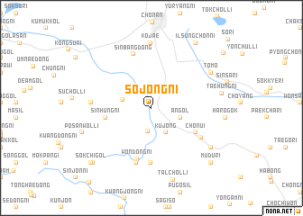 map of Sojŏng-ni