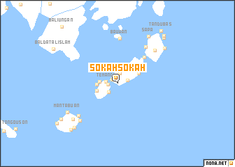 map of Sokah-Sokah