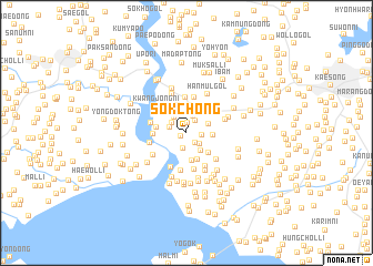 map of Sŏkchŏng