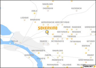map of Sokerkino