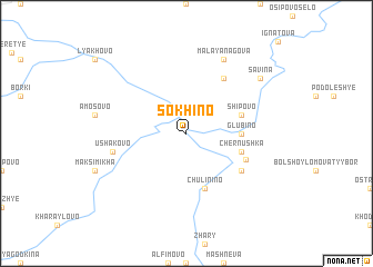 map of Sokhino