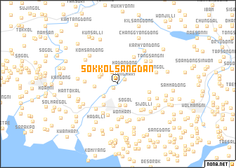 map of Sŏkkolsangdan