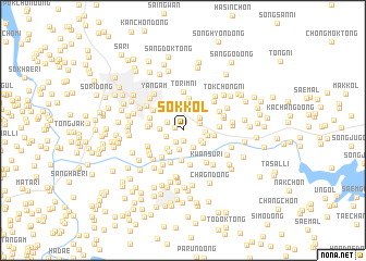 map of Sok-kol