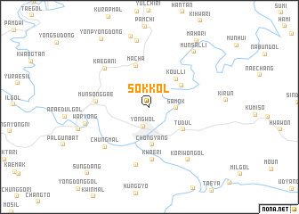 map of Sok-kol