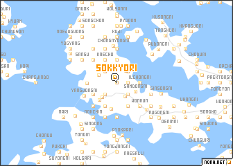 map of Sŏkkyo-ri