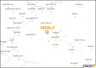 map of Sokoliy