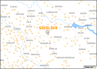 map of Sokolova