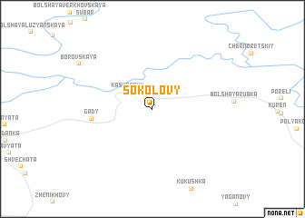 map of Sokolovy