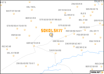 map of Sokol\