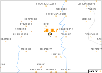 map of Sokoly