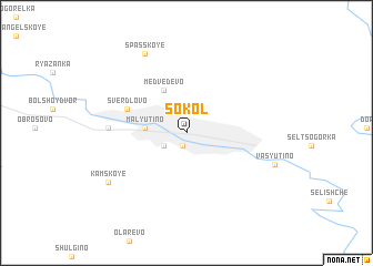 map of Sokol