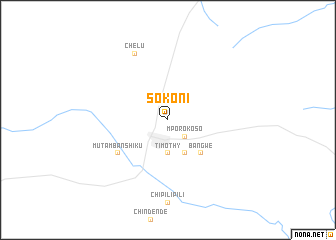 map of Sokoni